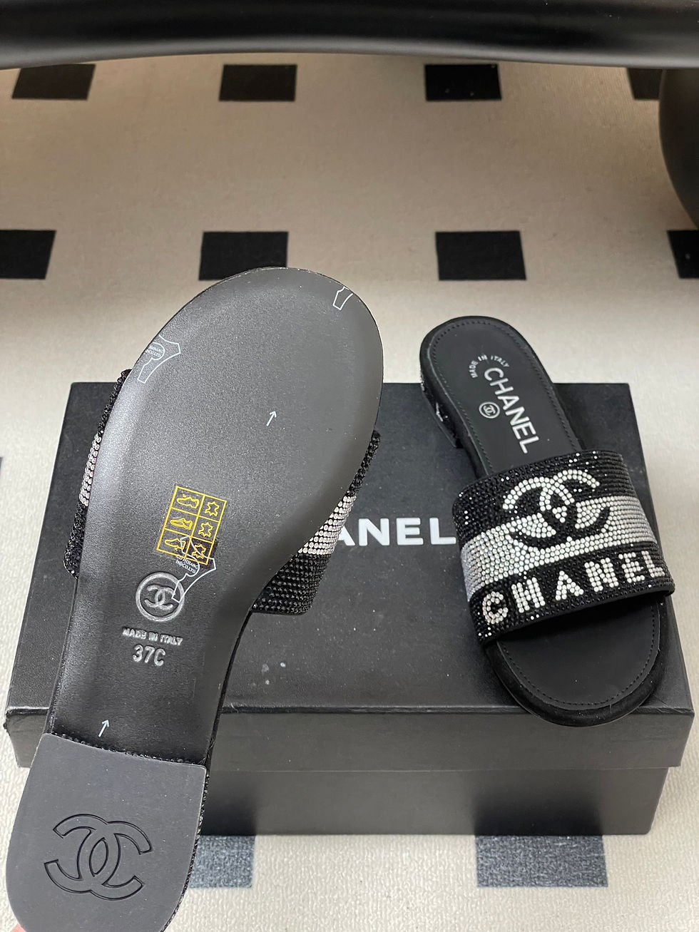 Thumbnail: CHANEL SANDALS FEATURE MATERIAL