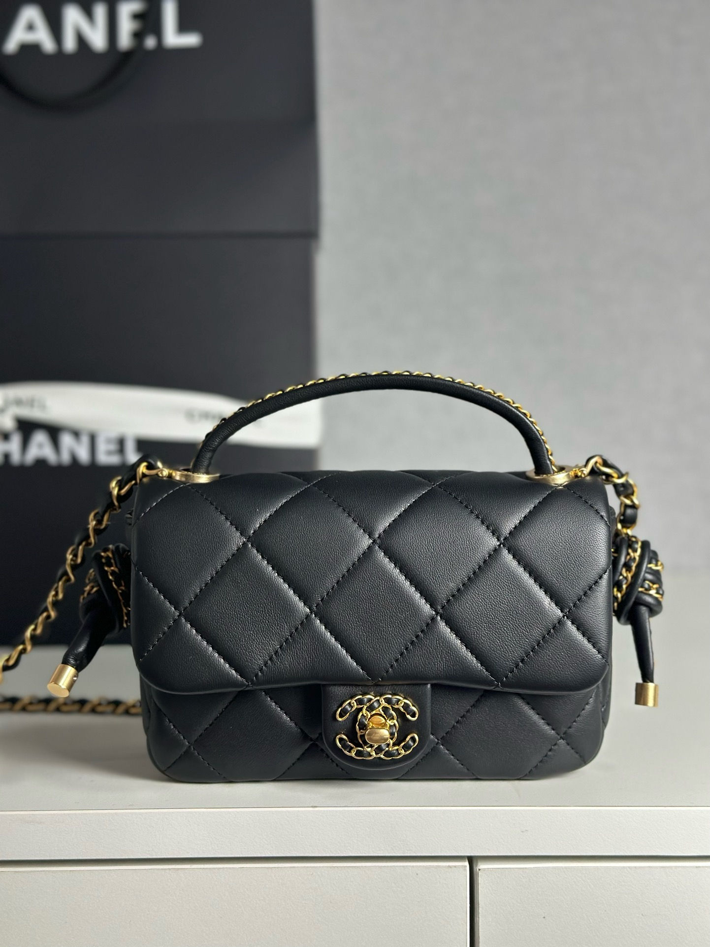 CHANEL 25C ROPE KNOT COVER BAG MINI ULTIMATE BAG