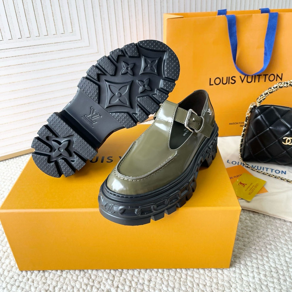 Thumbnail: LV RECORD MARY JANE SHOES 