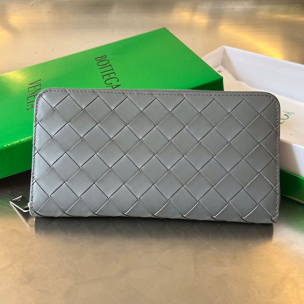 BOTTEGA VENETA INTRECCIATO ZIP AROUND WALLET