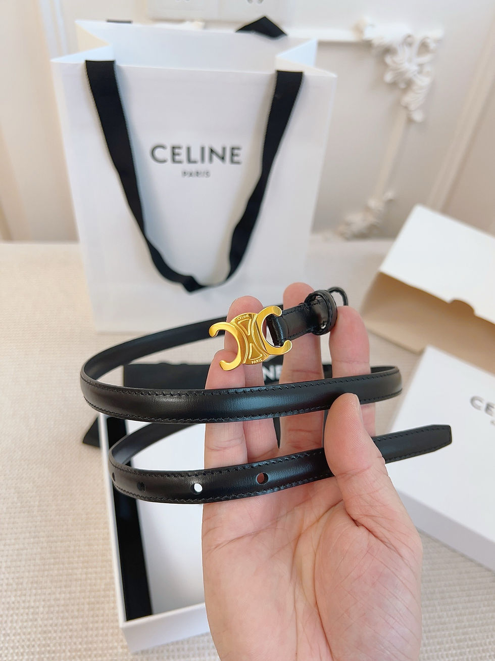Thumbnail: CELINE BELT 1,3 CM 
