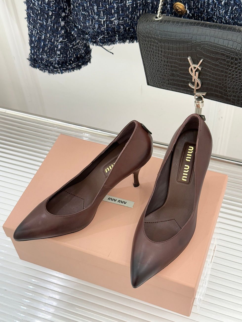 Thumbnail: MIU MIU WAXED CALFSKIN MORO