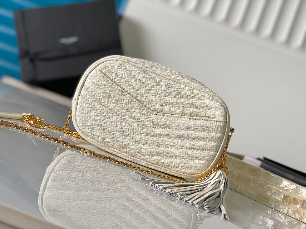 Thumbnail: YSL LOU MINI BAG IN QUILTED SHINY LEATHER