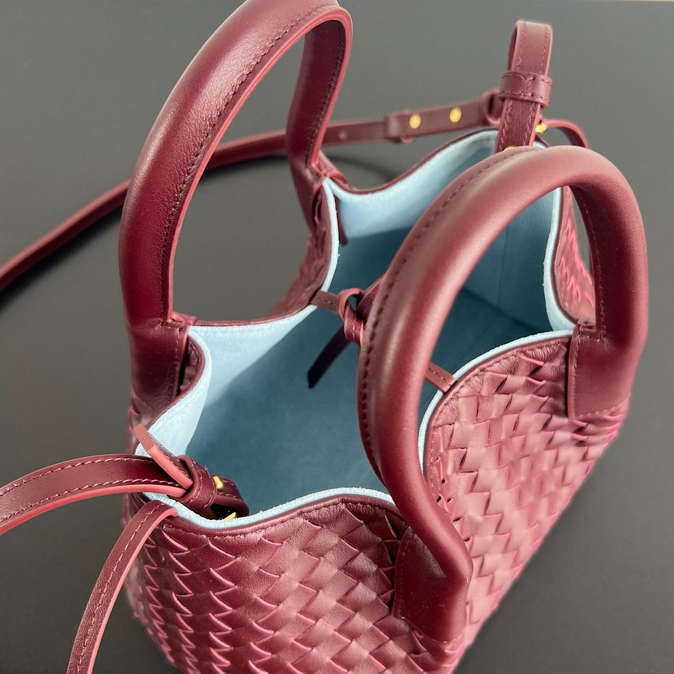 Thumbnail: BOTTEGA VENETA SMALL INTECCIATO PINACOTECA TOTE BAG 