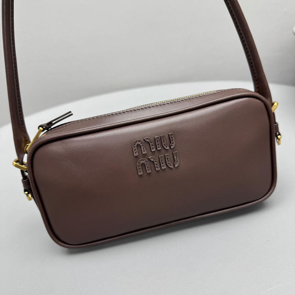 Thumbnail: MIU MIU LEATHER BOW SHOULDER BAG 