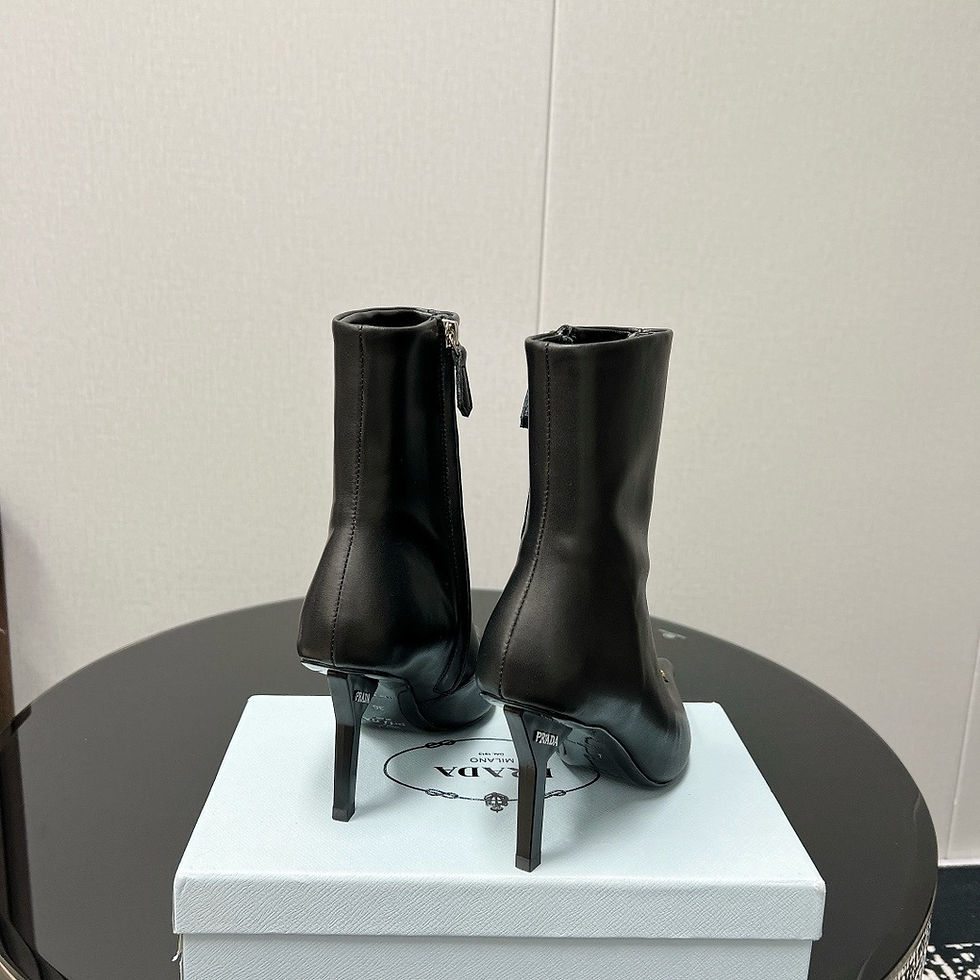 Thumbnail: PRADA ANKLE HEELS BOOTS 