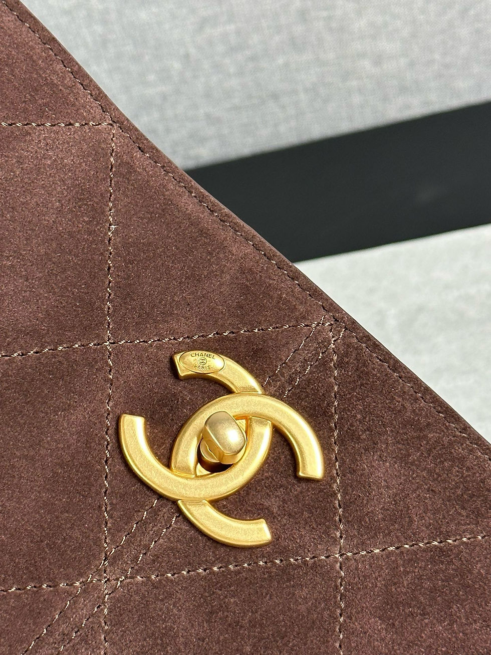 Thumbnail: CHANEL 25A SUEDE SHOPPING BAG ULTIMATE BAG 