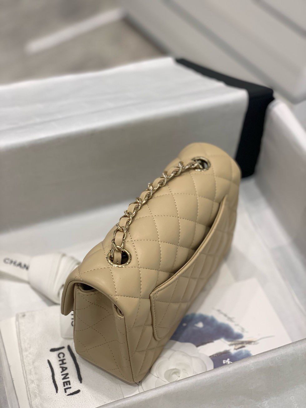 Thumbnail: CHANEL CF 20 MINI RECTANGLE BAG LAMBSKIN GHW