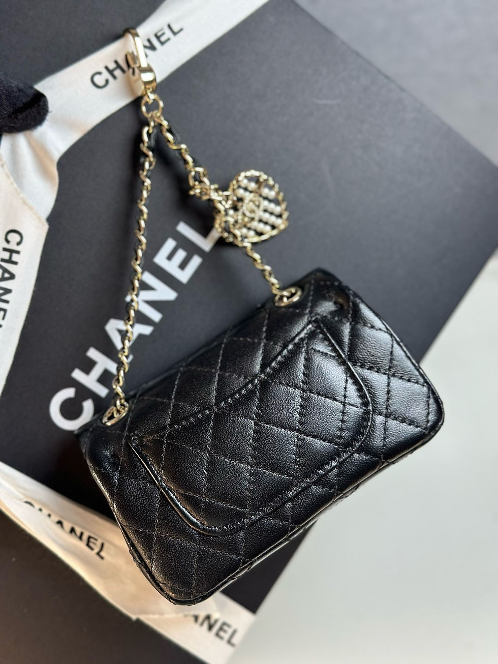 Thumbnail: CHANEL 25A MINI CLASSIC FLAP/CF ULTIMATE BAG 