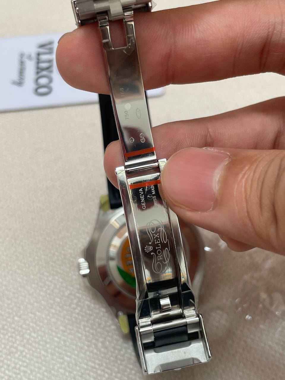 Thumbnail: Rolex yacht master black dial from clean rubber strap