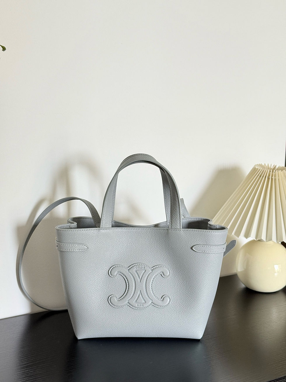 CELINE MINI CABAS ANAIS CUIR TRIOMPHE IN GRAINED CALFSKIN