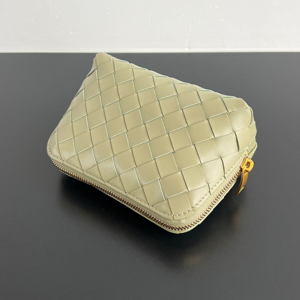 Thumbnail: BOTTEGA VENETA INTRECCIATO HALF MOON POUCH BAG
