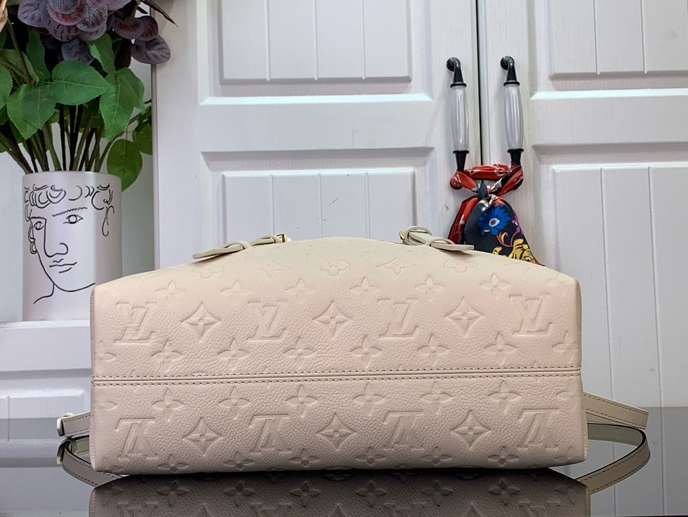 Thumbnail: LV BABYLONE TOTE PM EMPREINTE CREME BAG