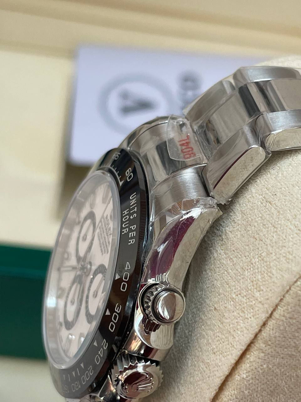 Thumbnail: Rolex daytona 41 mm white dial From noob 904 steel