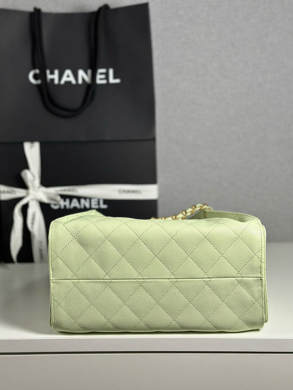 Thumbnail: CHANEL 25S CARGO SMALL CAVIAR LEATHER ULTIMATE BAG 