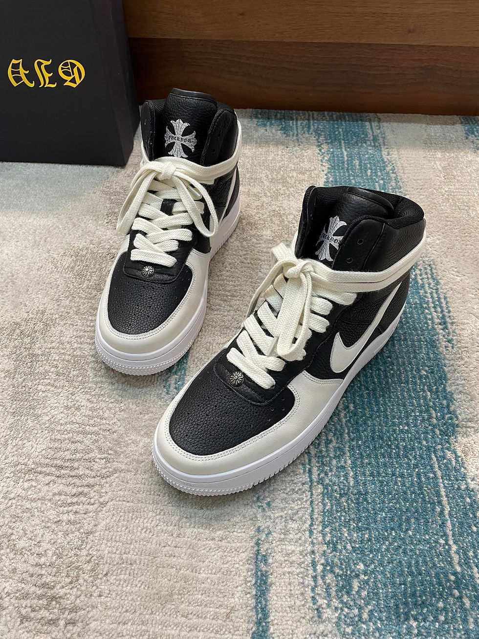 Thumbnail: CHROME HEARTS X NIKE AIR FORCE ONE SNEAKERS