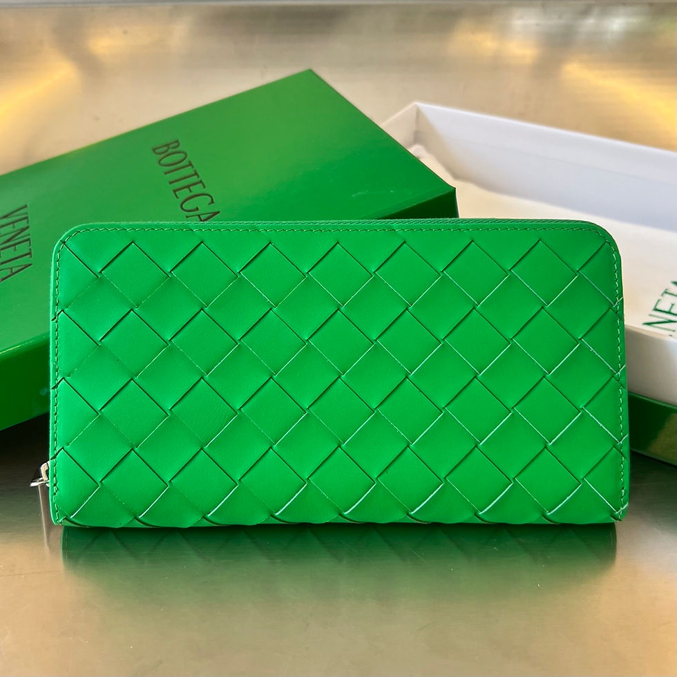 BOTTEGA VENETA INTRECCIATO ZIP AROUND WALLET