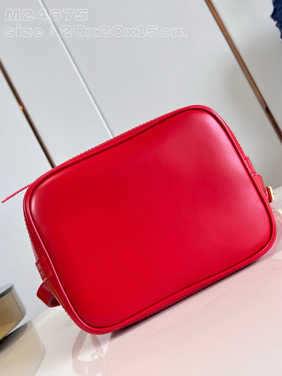 Thumbnail: LV RED EPI LEATHER NOE BB BUCKET SHOULDER BAG 