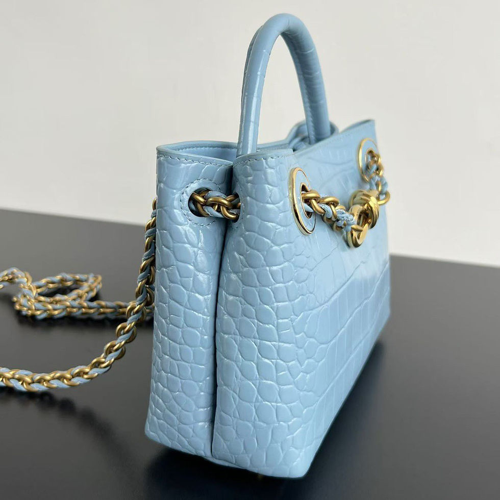 Thumbnail: BOTTEGA VENETA ANDIAMO MINI TOTE BAG 