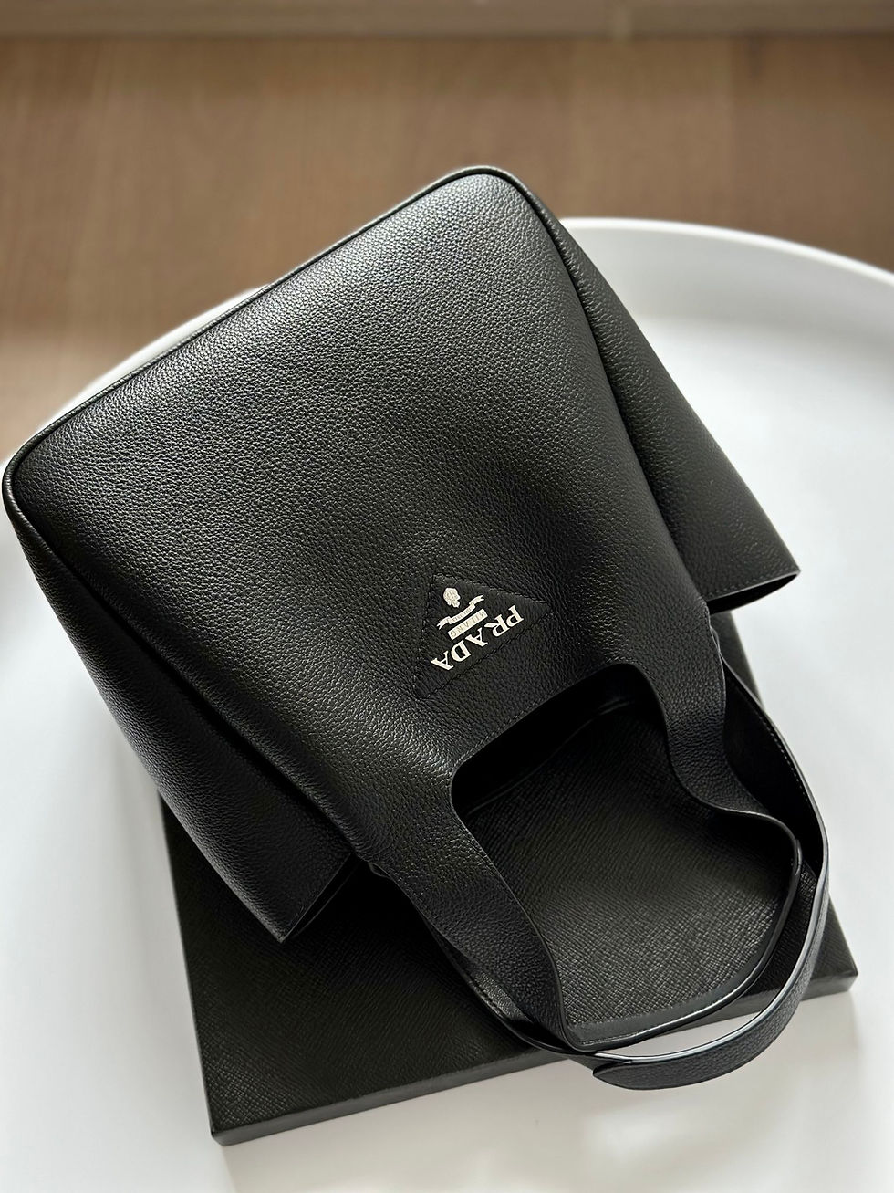 Thumbnail: PRADA LEATHER BAG
