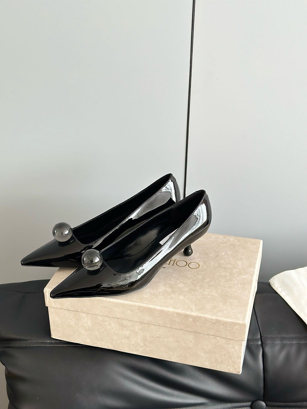 Thumbnail: JIMMY CHOO 50mm ORB PUMPS 