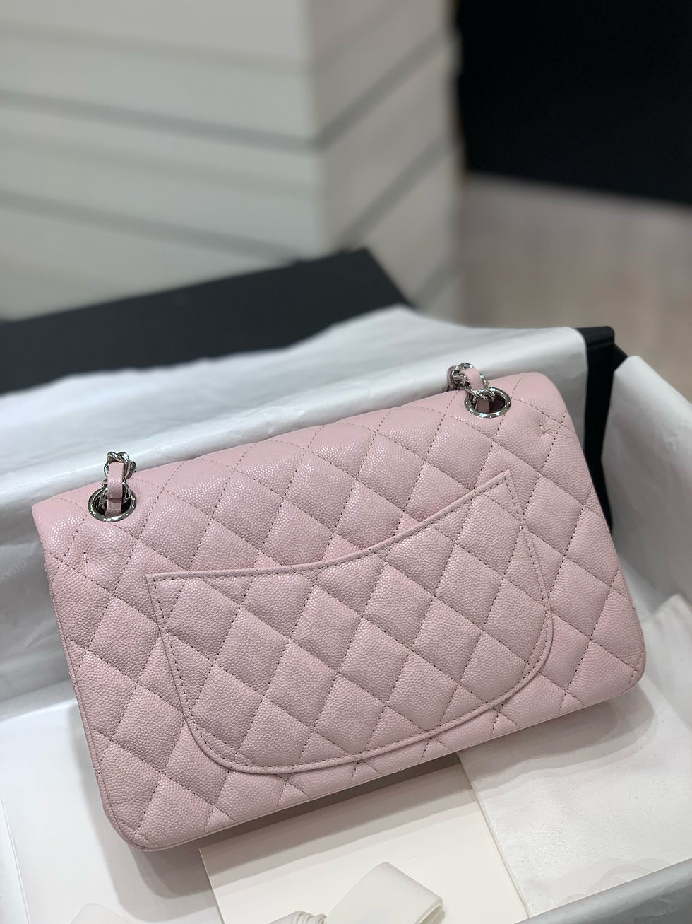 Thumbnail: CHANEL CF 23 SMALL CAVIAR SHW ULTIMATE BAG