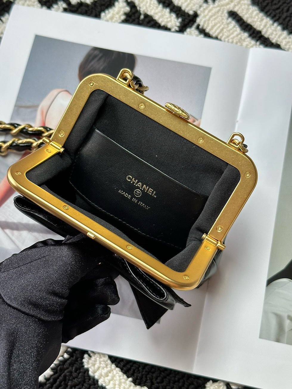 Thumbnail: CHANEL MINI CLUTCH WITH CROSSBODY BAG 