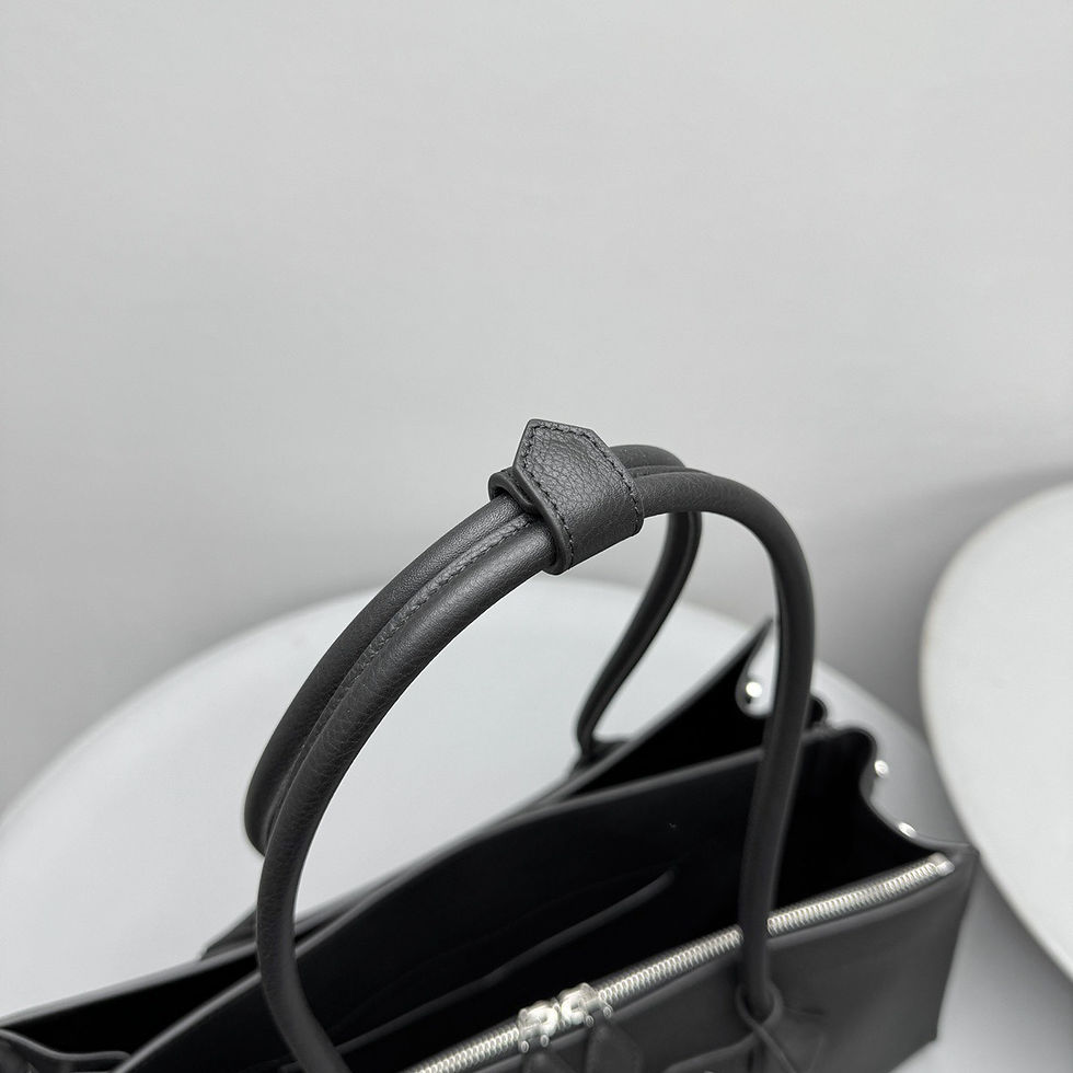 Thumbnail: ALAIA LE TECKEL EAST WEST MEDIUM NUBUCK BAG 
