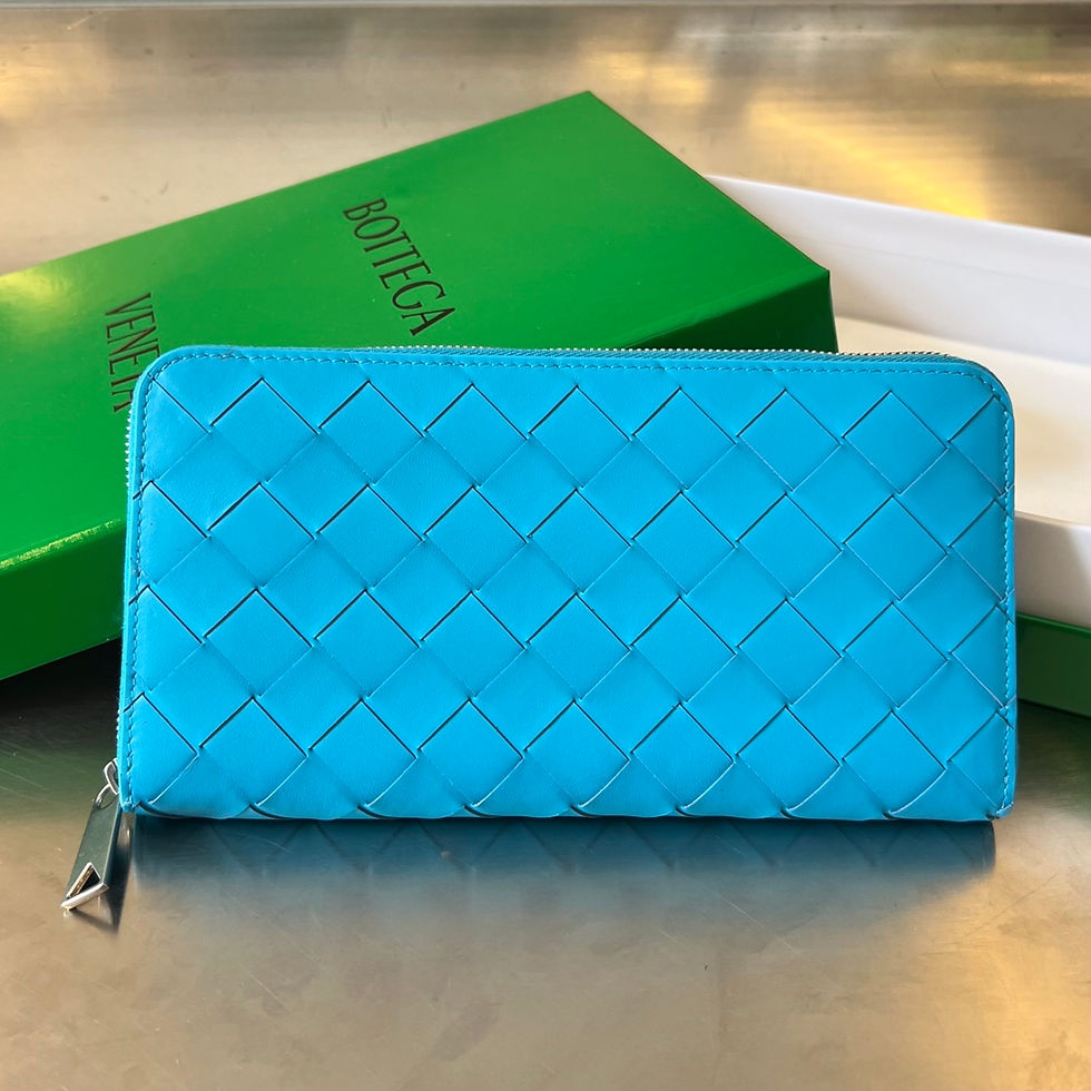 BOTTEGA VENETA INTRECCIATO ZIP AROUND WALLET