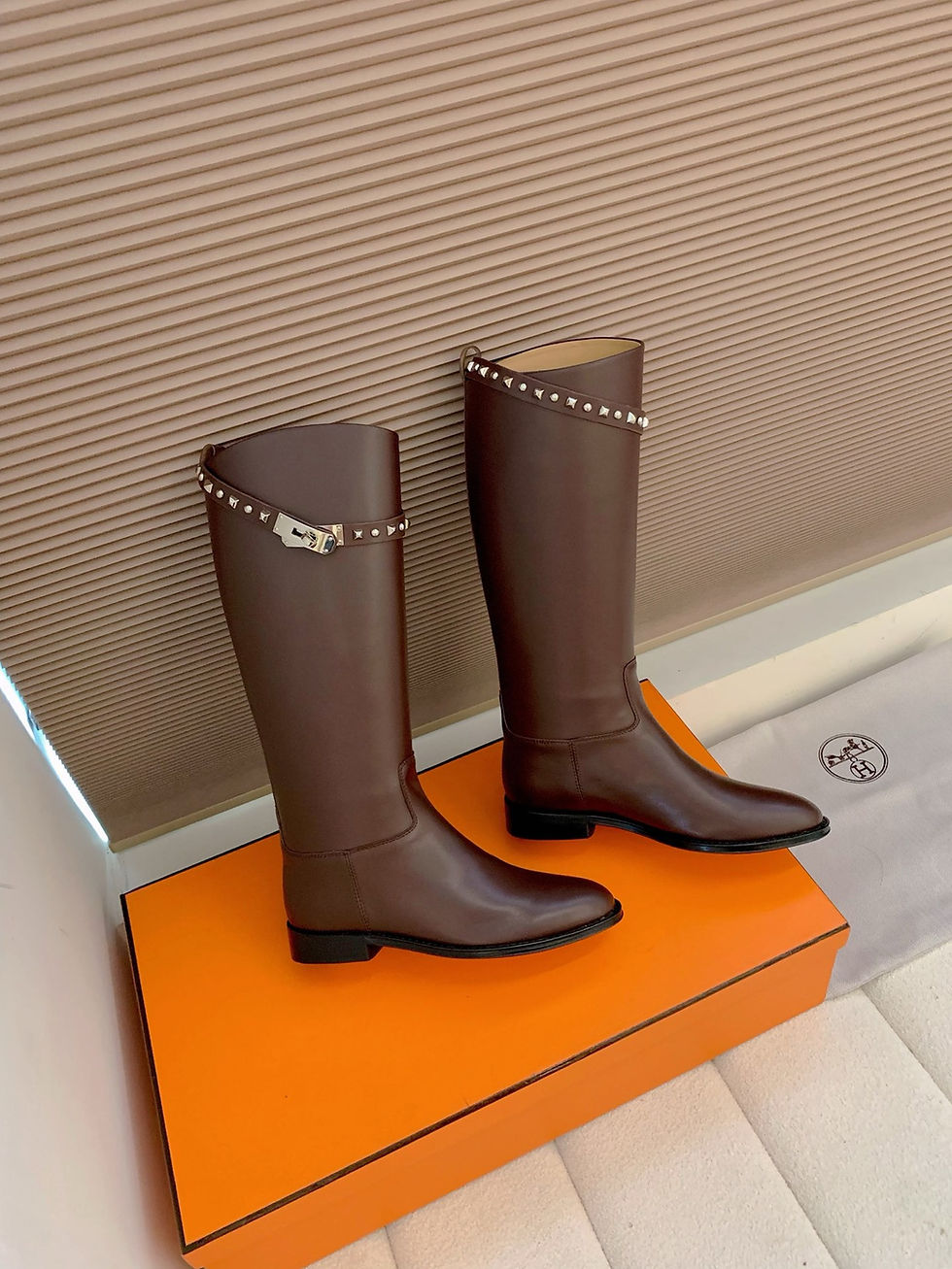 Thumbnail: HERMES JUMPING PALLADIUM PLATED BUCKLE  