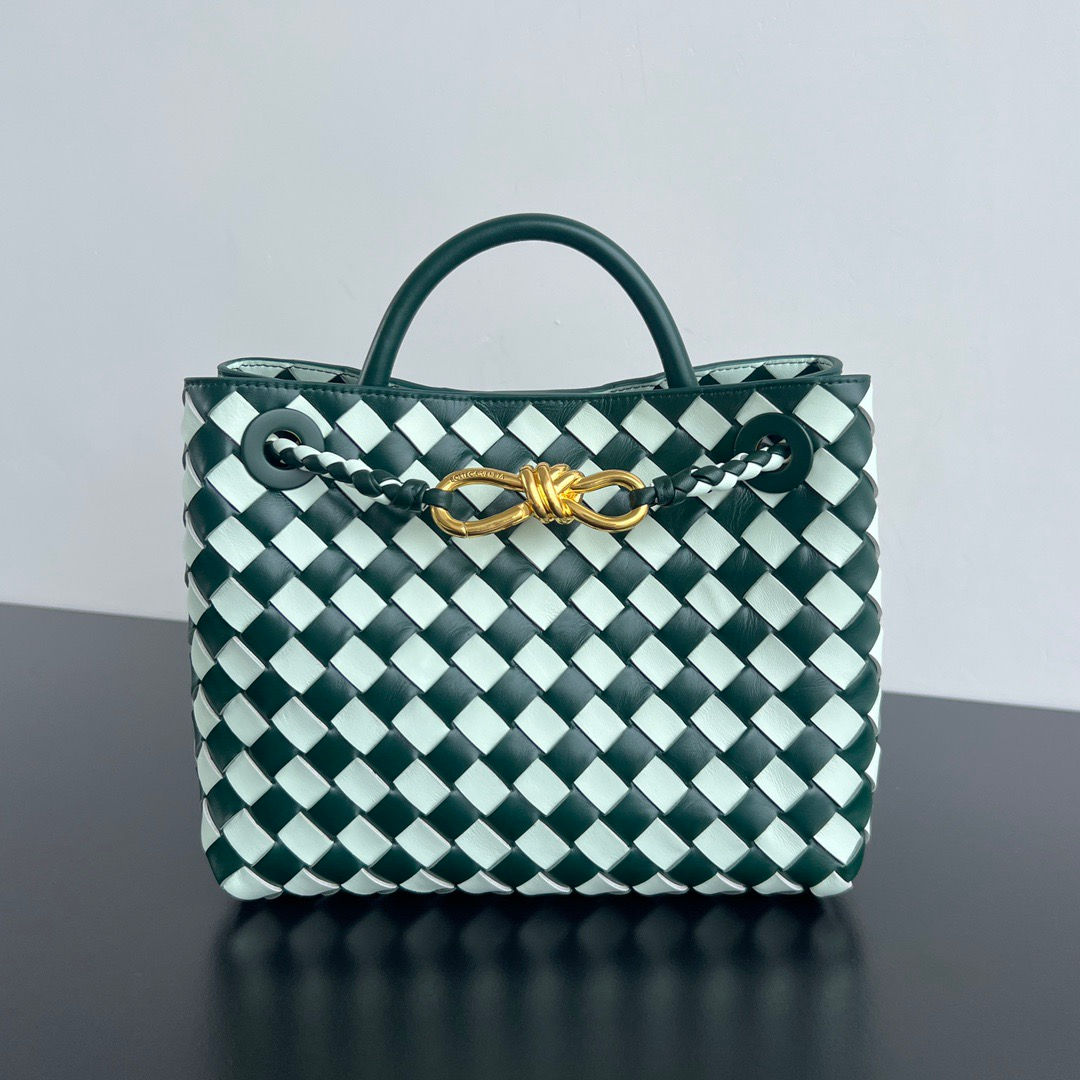 BOTTEGA VENETA ANDIAMO BICOLOR TOTE BAG 