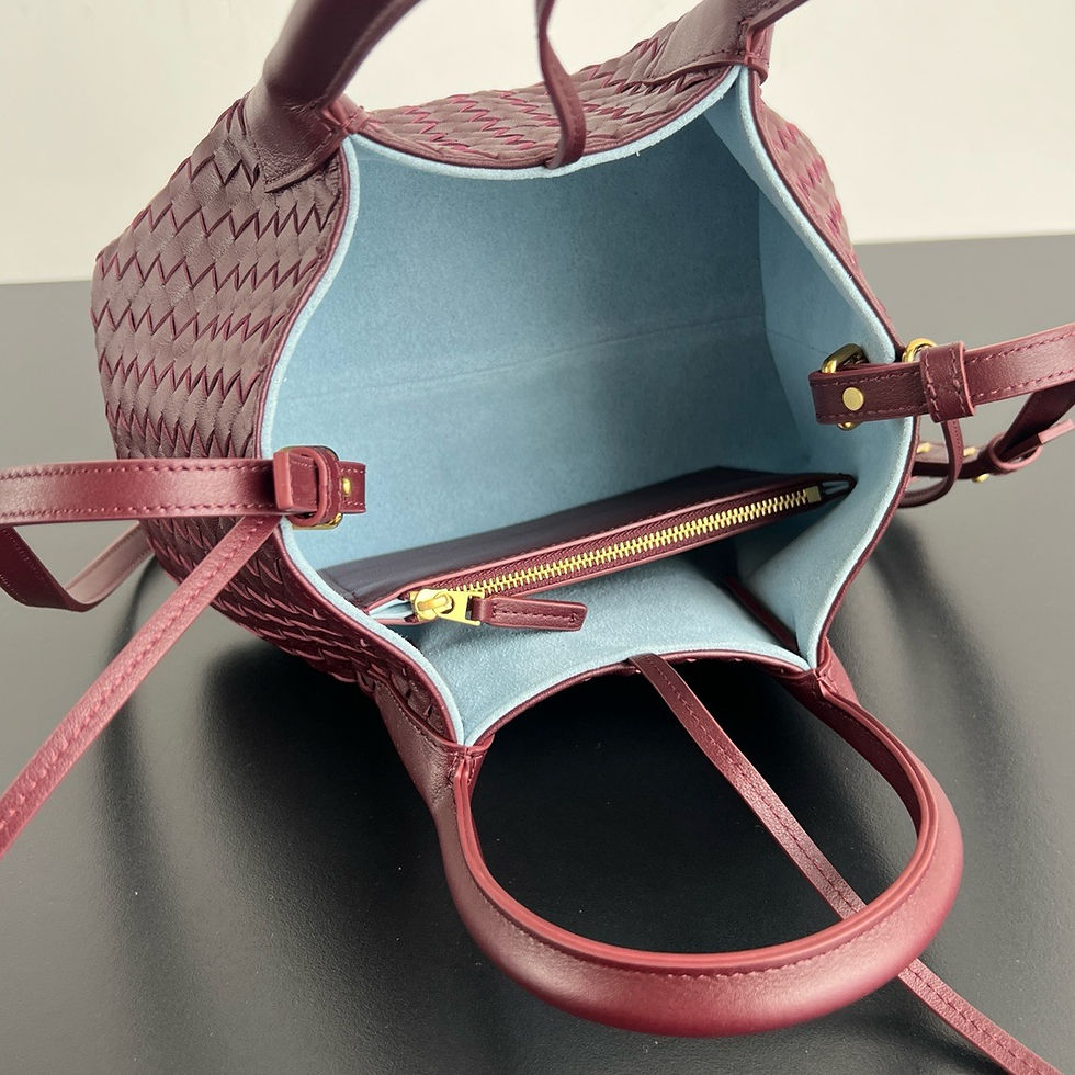 Thumbnail: BOTTEGA VENETA SMALL INTECCIATO PINACOTECA TOTE BAG 