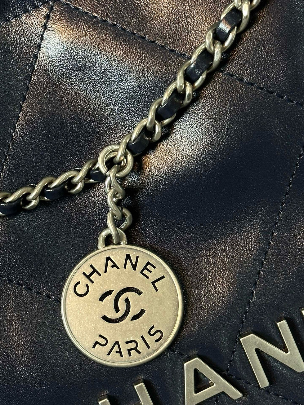 Thumbnail: CHANEL 22 MINI HANDBAG CALFSKIN LEATHER SHW