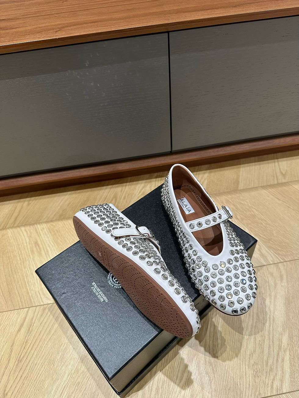 Thumbnail: ALAIA STRASS SHOES 