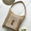 Thumbnail: YSL RAFFIA CROCHET TOTE BAG 