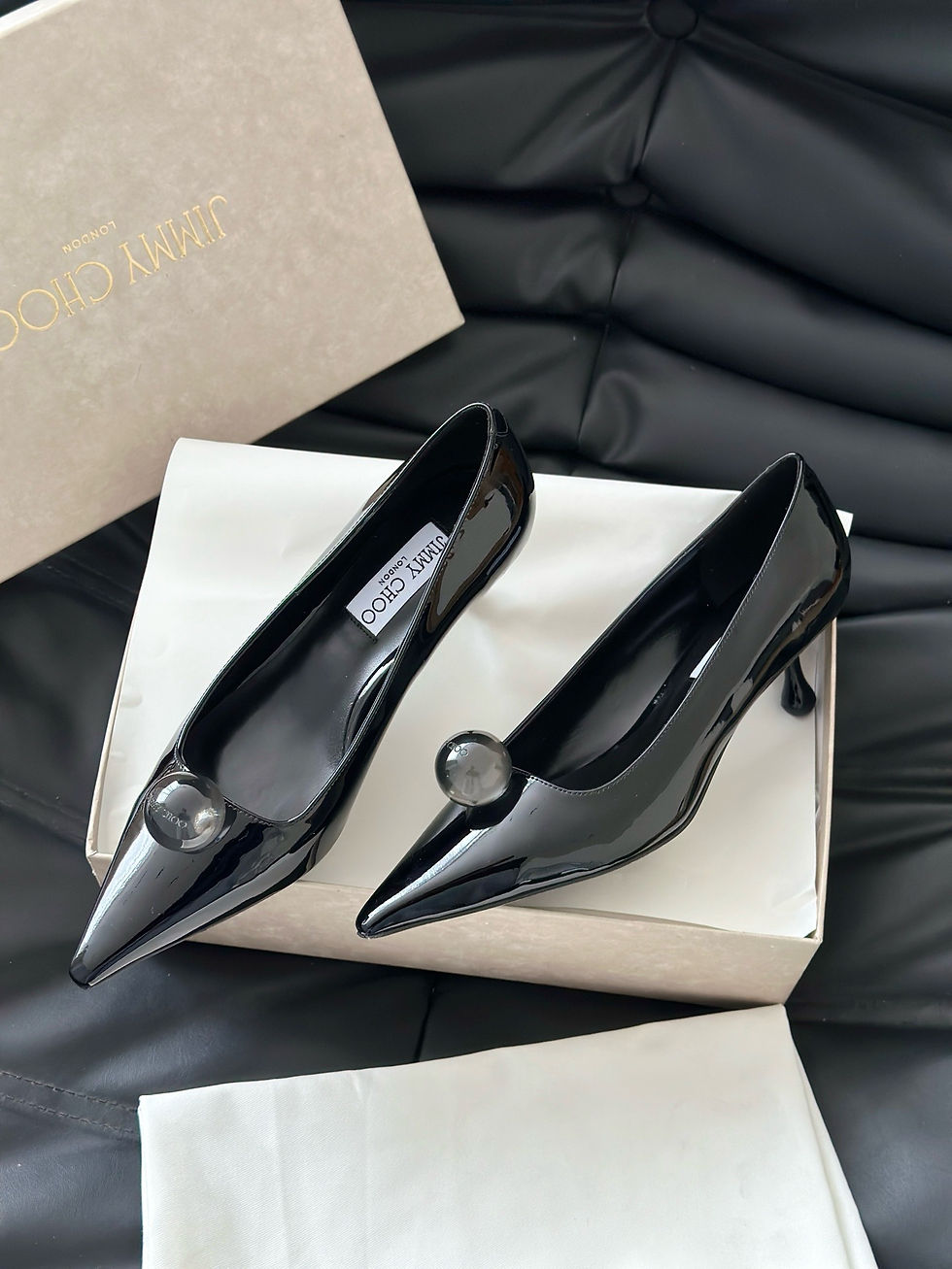 Thumbnail: JIMMY CHOO 50mm ORB PUMPS 