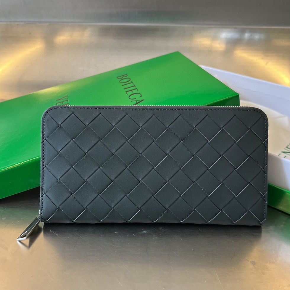 BOTTEGA VENETA INTRECCIATO ZIP AROUND WALLET