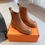Thumbnail: HERMES SUEDE CHELSEA BOOTS SHOES 