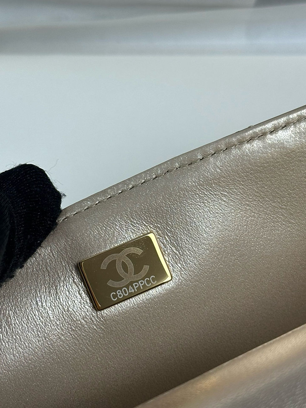 Thumbnail: CHANEL 25K LARGE FLAP WITH TOP HANDLE METTALIC MIRROR CALFSKIN ULTIMATE BAG