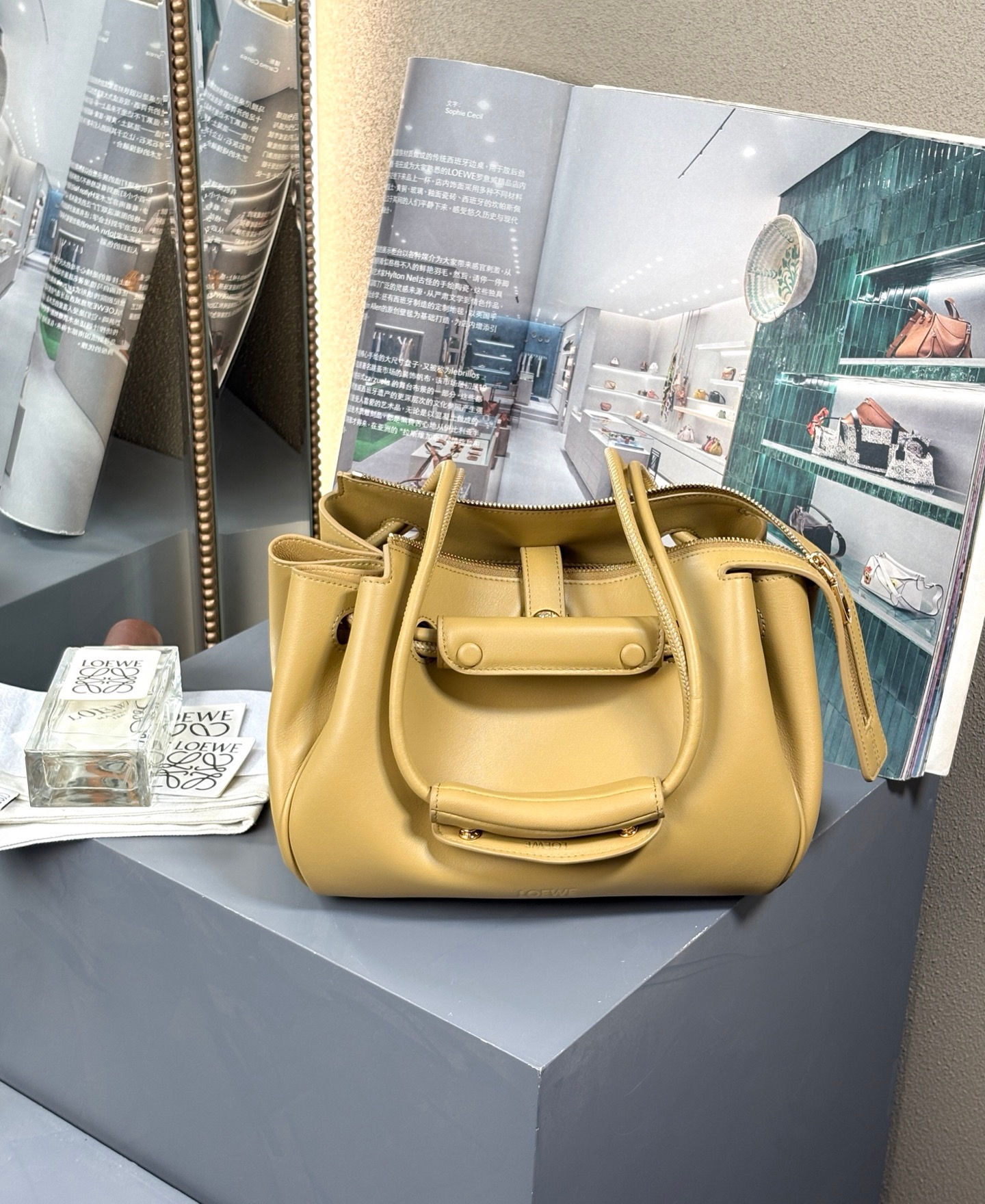 LOEWE MADRID SMALL IN SUPPLE CALFKIN BAG