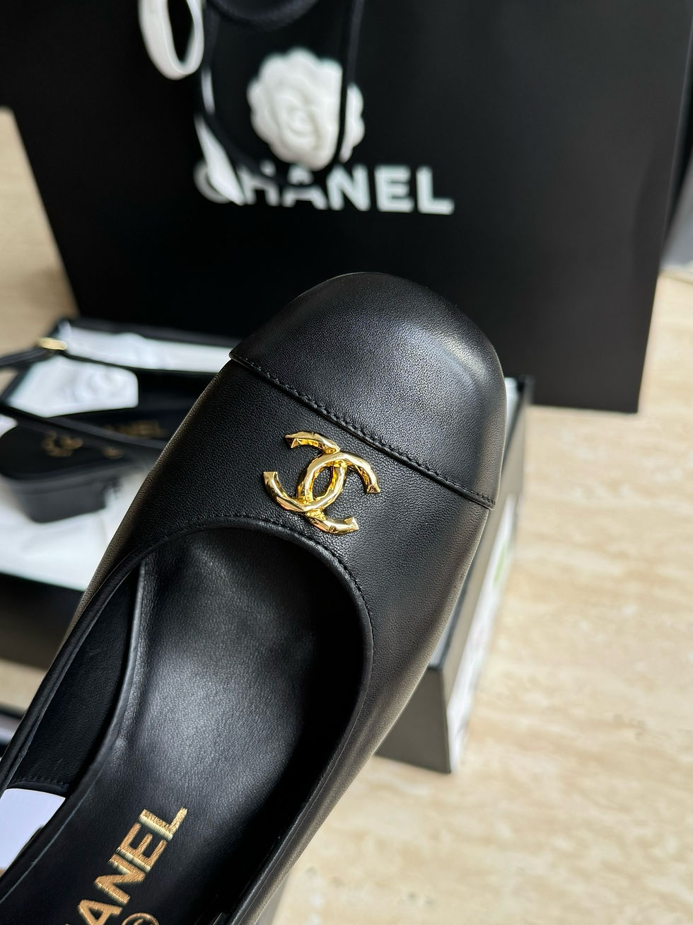 Thumbnail: CHANEL SLINGBACK HEELS