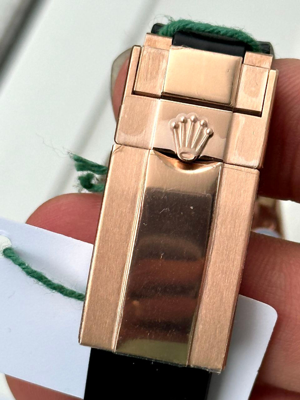 Thumbnail: Rolex daytona chocolate dial rubber strap From clean