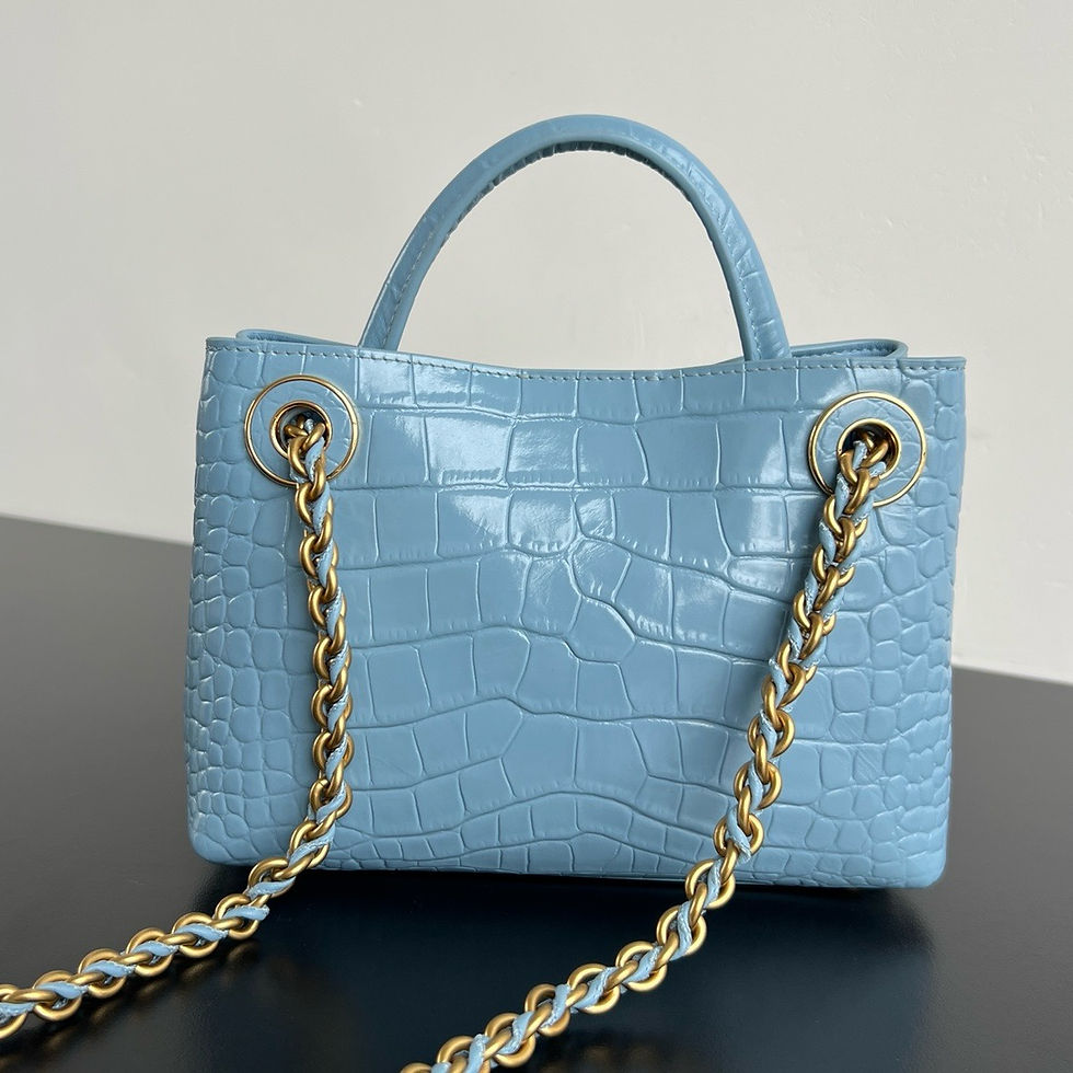 Thumbnail: BOTTEGA VENETA ANDIAMO MINI IN CROCODILE LEATHER BAG 