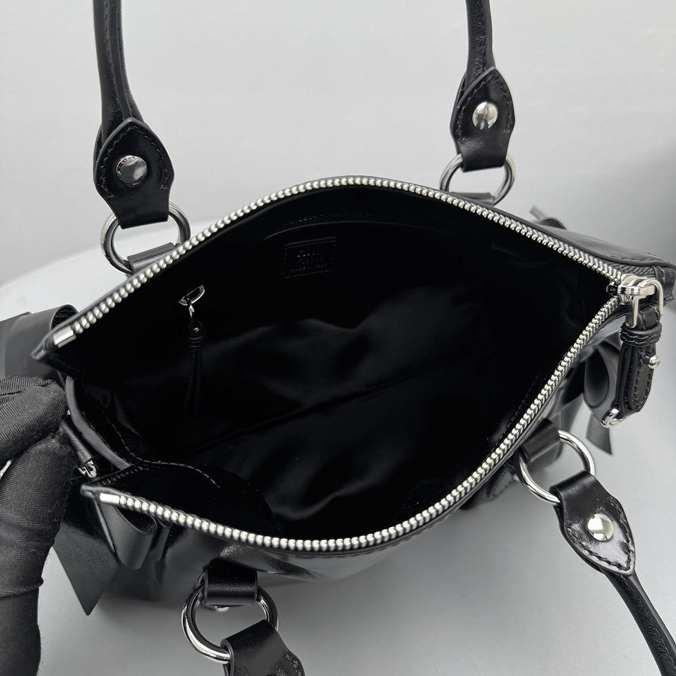 Thumbnail: MIU MIU JOIE LEATHER HANDBAG 