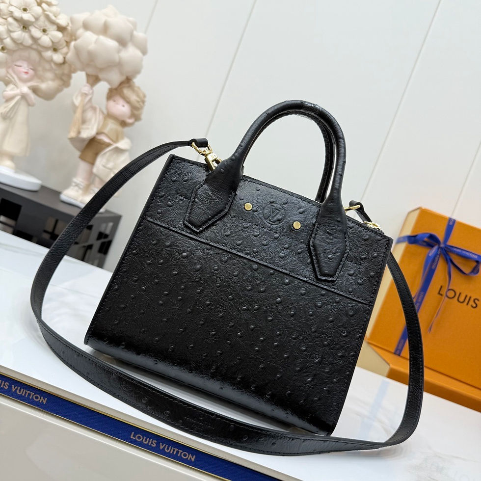 Thumbnail: LV CITY STEAMER MINI IN OSTRICH LEATHER BAG 