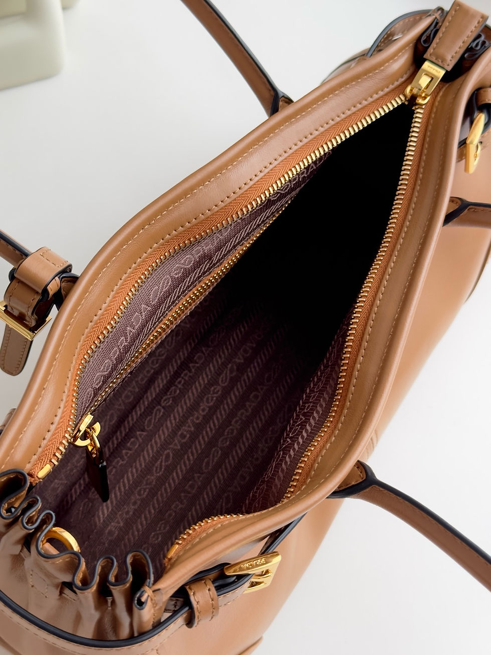 Thumbnail: PRADA SOFT LUX LEATHER HANDBAGS