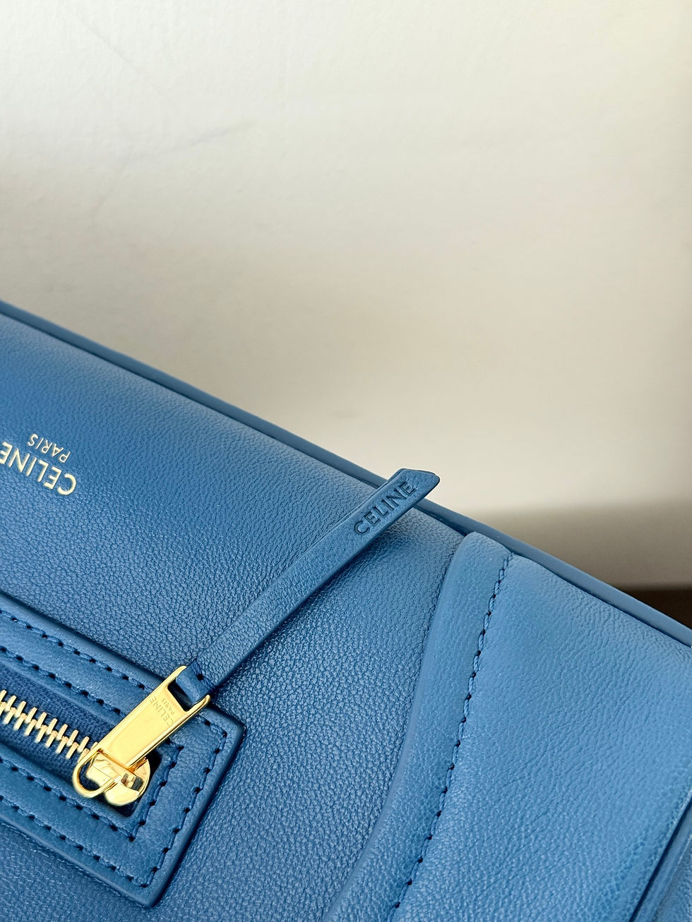 Thumbnail: CELINE LUGGAGE SMALL SMILING IN SUPPLE SHINY LAMBSKIN