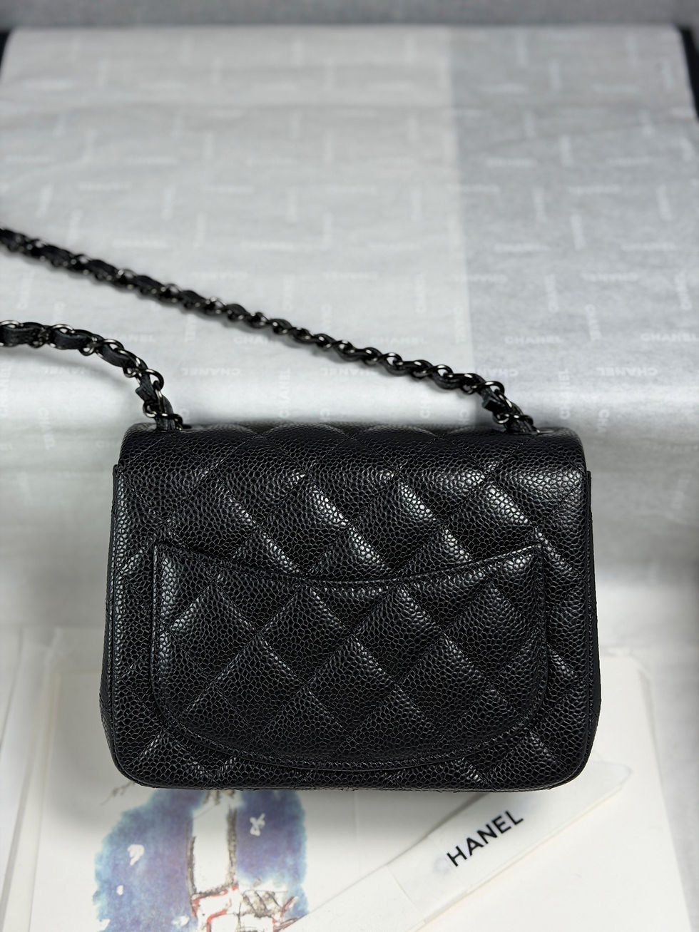 Thumbnail: CHANEL 23B CF/CLASSIC FLAP SO BLACK IN CAVIAR LEATHER ULTIMATE BAG 