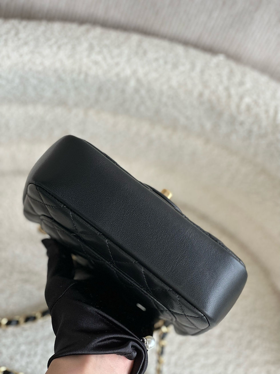 Thumbnail: CHANEL 24P MINI FLAP BAG GWH 