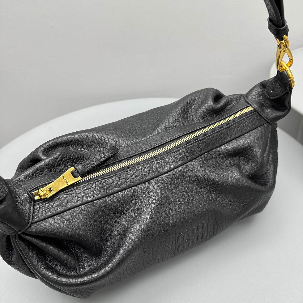 Thumbnail: MIU MIU NAPPA LEATHER SHOULDER BAG 
